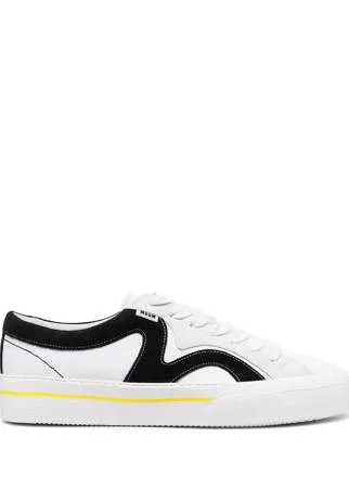 MSGM кеды со вставками