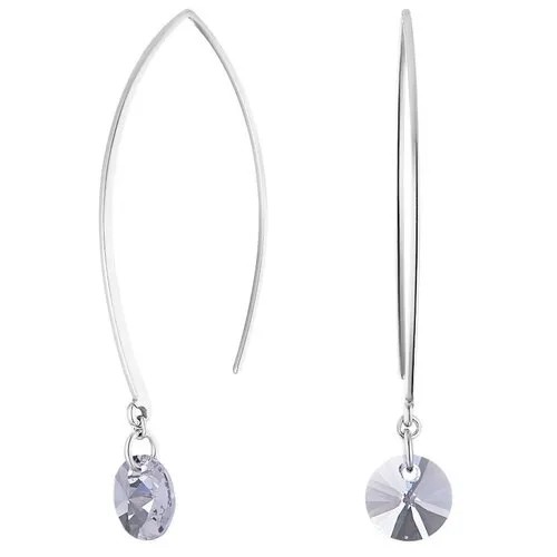 Серьги серебряные с кристаллами Swarovski арт. 2129479/96