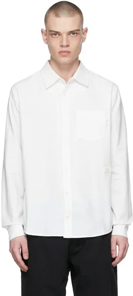 Белая хлопковая рубашка Advisory Board Crystals
