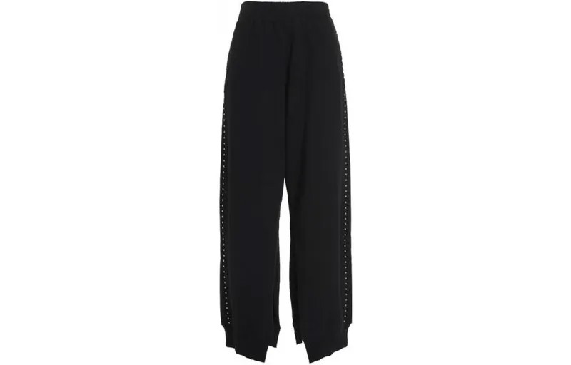 Трикотажные спортивные штаны женские черные Mm6 Maison Margiela