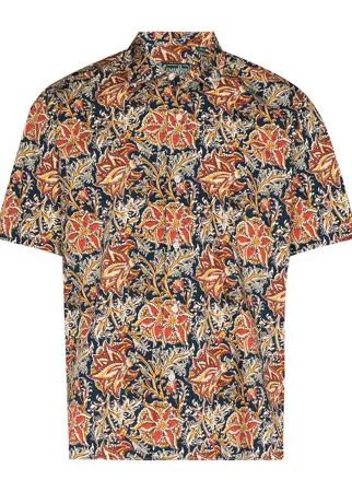 Gitman Vintage рубашка с короткими рукавами и цветочным принтом