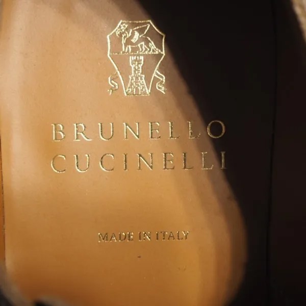 Brunello Cucinelli новые мужские броги дерби бежевые кожаные туфли, бежевый