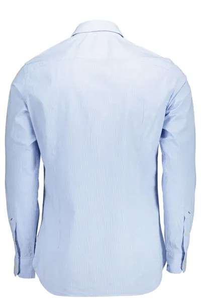 США ПОЛО ASSN. Шикарная мужская рубашка Slim Fit с длинным рукавом на пуговицах U.S. Polo Assn., цвет Light Blue
