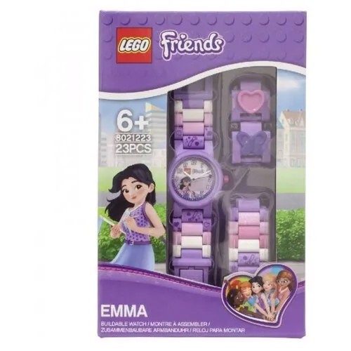 Наручные часы LEGO Friends Emma, часы игрушечные на руку для девочки