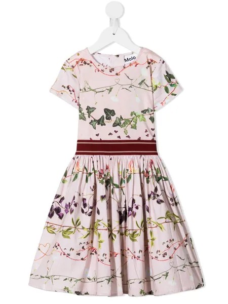 Molo floral-print short-sleeve dress