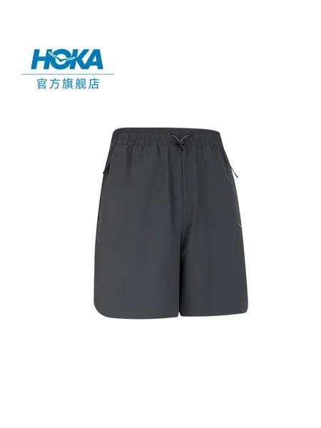 Шорты женские Hoka One One, бело-бежевый / зеленый