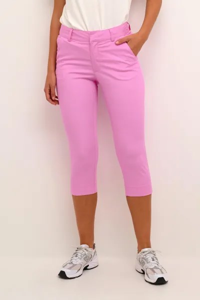 Узкие брюки Lea Capri со стандартной талией Kaffe, розовый