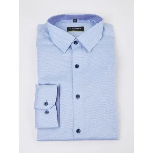 Рубашка Eterna, размер 37, голубой