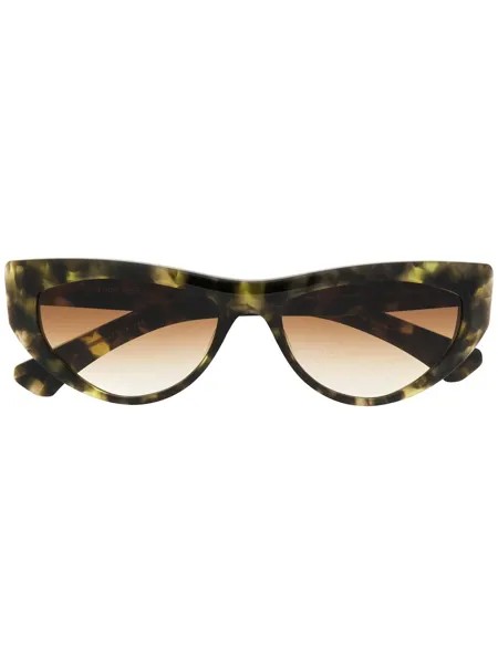 Christian Roth солнцезащитные очки в оправе 'кошачий глаз' черепаховой расцветки