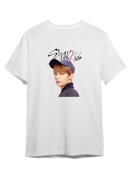 Футболка унисекс Каждому Своё Stray Kids/K-Pop/Корея MGSK18 белая L