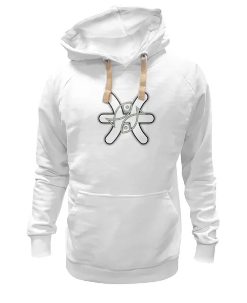 Худи Printio Знак зодиака рыбы. белое 3XL