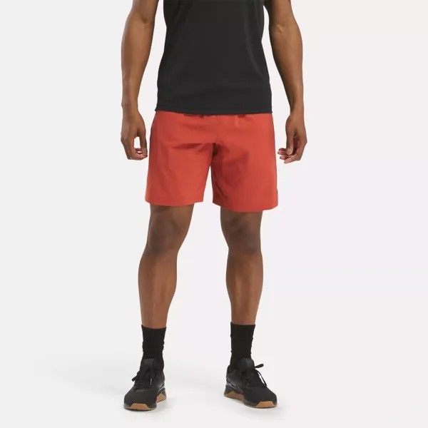 Готовые шорты для тренировок Reebok, цвет Brick Red