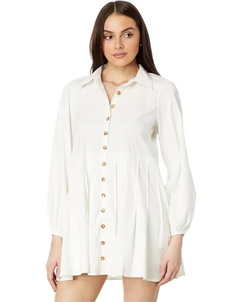Платье Free People Solid Marvelous Mia Mini, слоновая кость