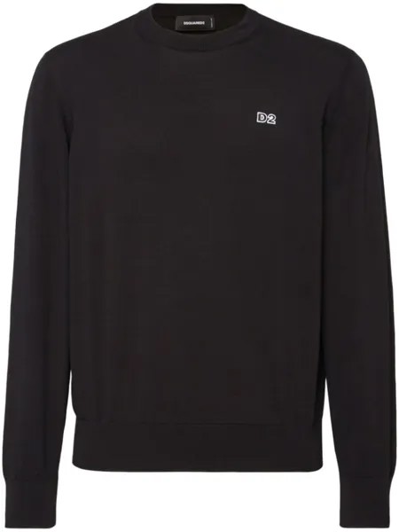 DSQUARED2 толстовка с логотипом, черный