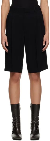 Черные шорты строгого кроя Filippa K