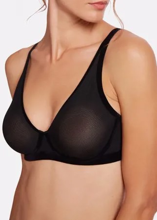 Tulle flock full bra