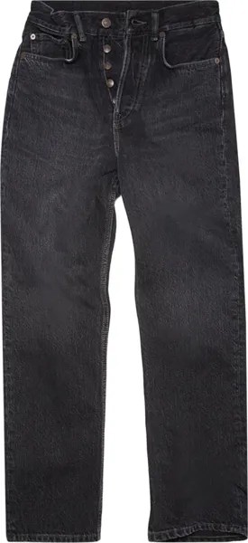 Джинсы Acne Studios Mece Regular Fit Jeans 'Black', черный