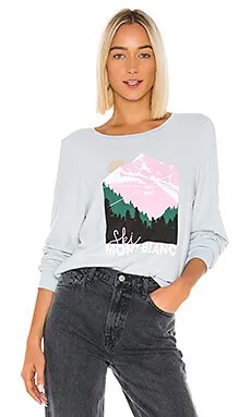 Свитшот ski mont-blanc - Wildfox Couture