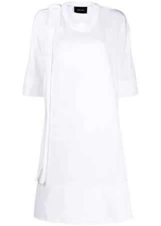 Simone Rocha платье-футболка с бантом