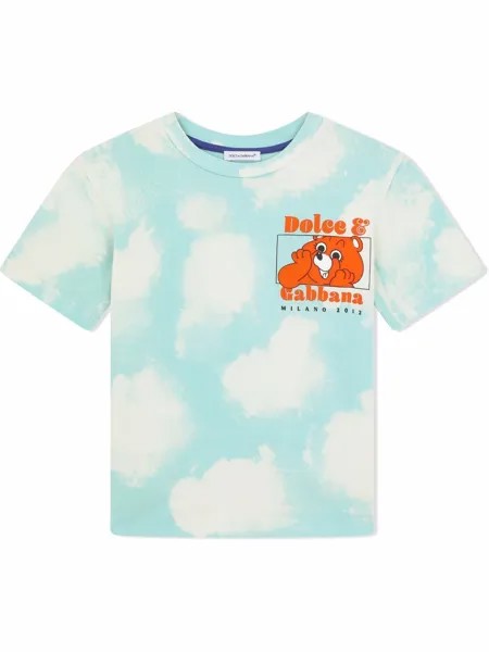 Dolce & Gabbana Kids футболка с графичным принтом