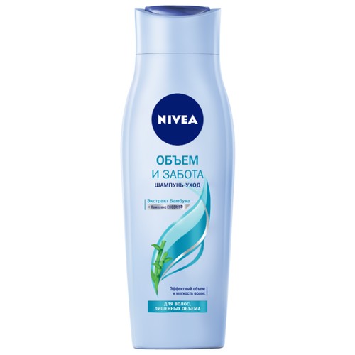Nivea шампунь-уход Объем и забота с экстрактом бамбука 250 мл