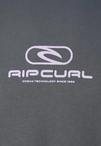 Футболка с принтом PILL ICON TEE UNISEX Rip Curl, черный