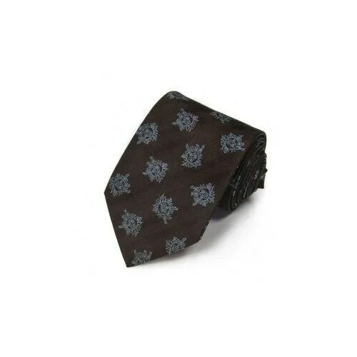 Стильный коричневый итальянский галстук Christian Lacroix 837257