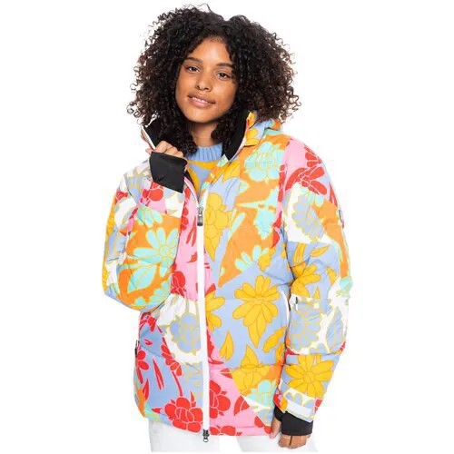 Куртка сноубордическая Roxy Rowley X Bright White Patchwork Rowley (US:S)