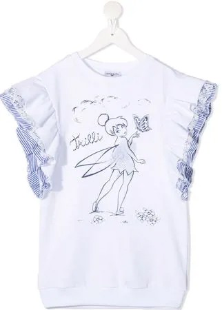 Monnalisa платье с принтом Tinker Bell