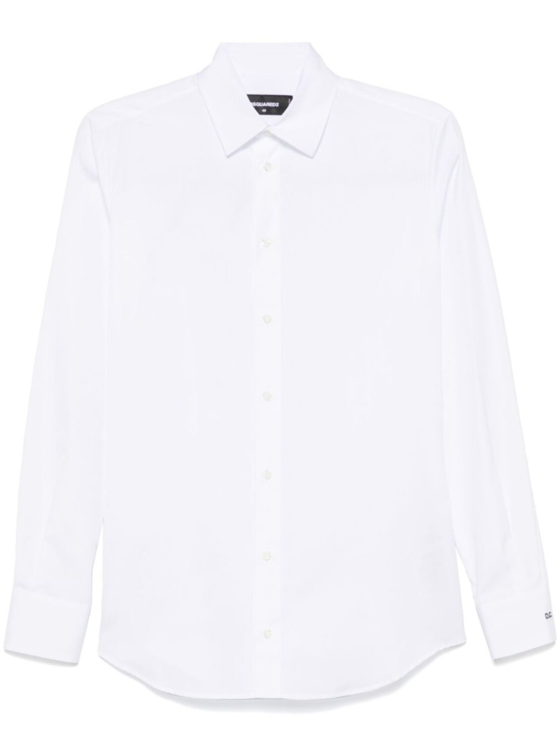 DSQUARED2 хлопковая рубашка, белый