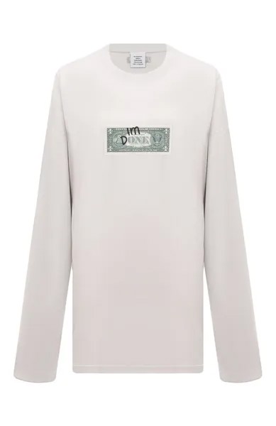 Хлопковый лонгслив VETEMENTS