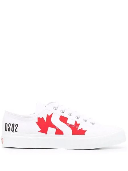 Dsquared2 кеды с принтом