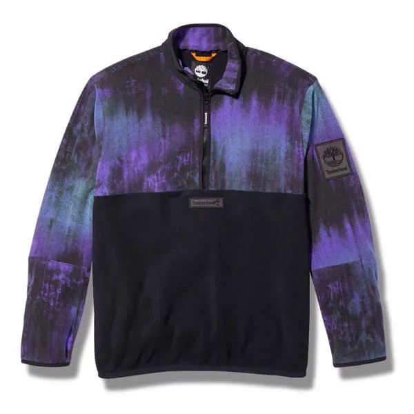 YC NL SKY Printed Fleece Half Zip